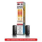 IVG 2400 RELOAD POD 2 PACK PINEAPPLE ICE (5)